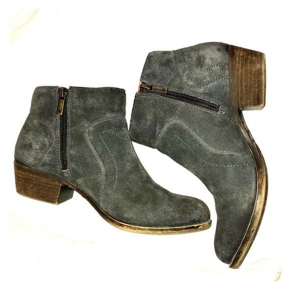 Lucky Brand Shoes - Lucky Brand booties! Suede in a grey-brown color.